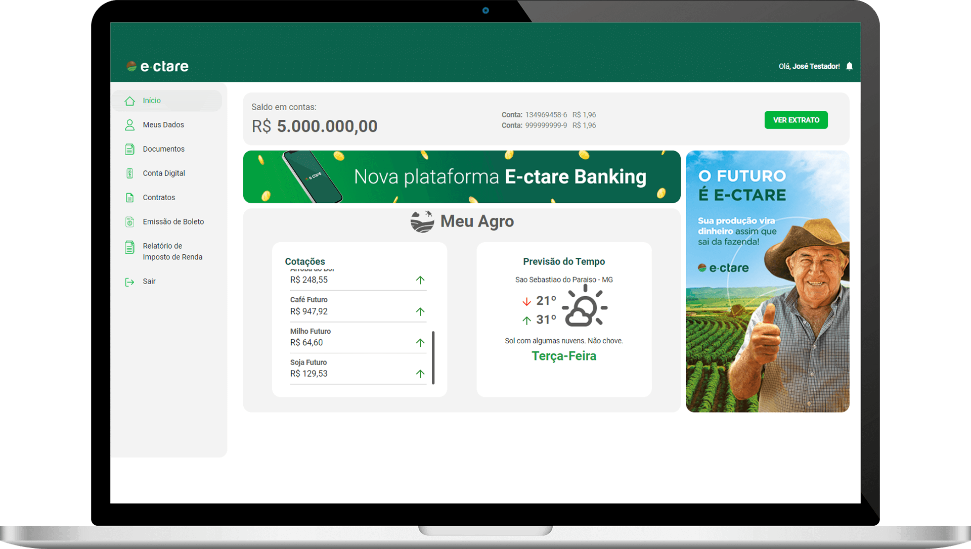 Plataforma web-banking intuitiva 